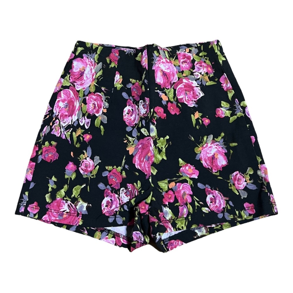 Floral High Waisted Shorts